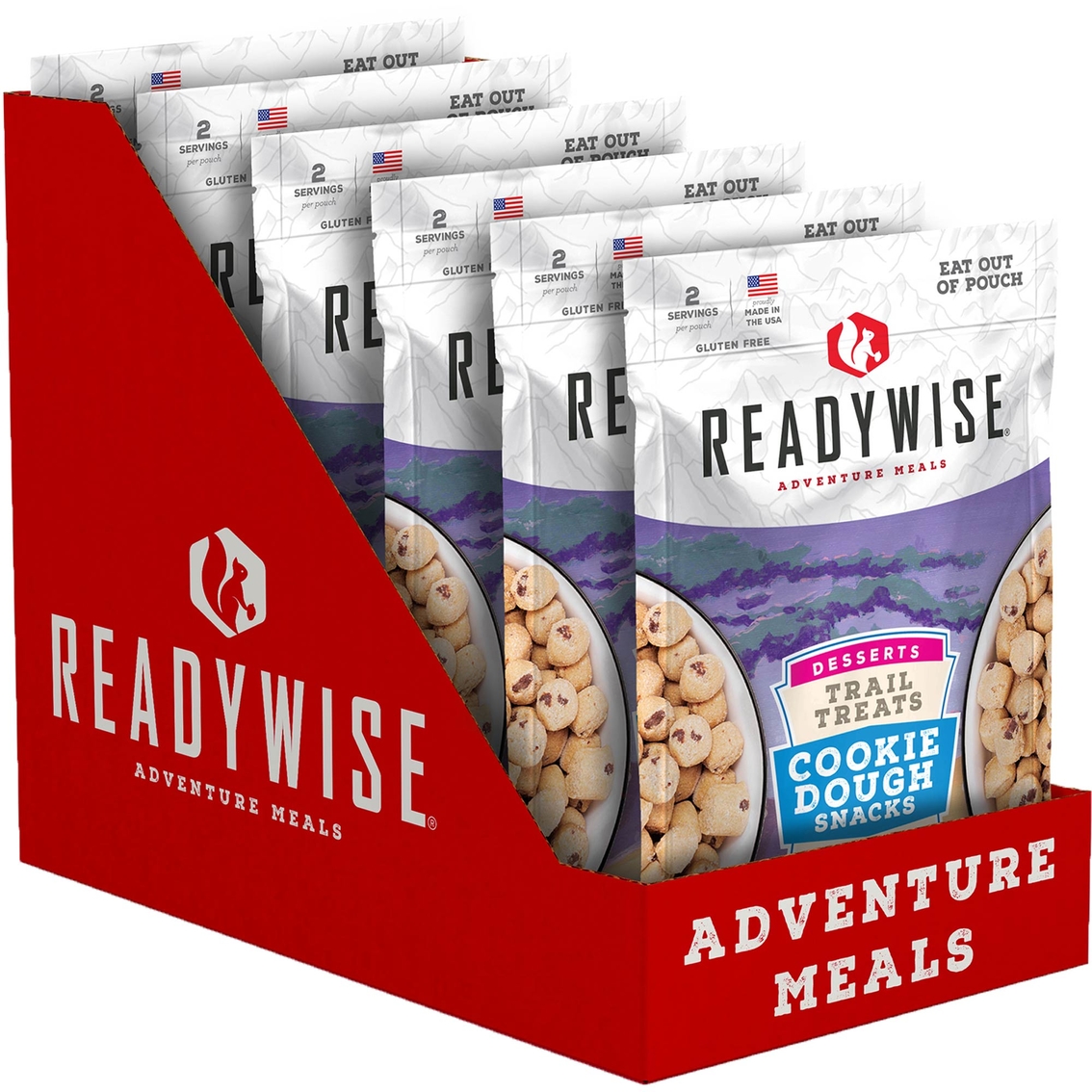 Readywise Emergency Food Camping Meal Trail Treats Cookie Dough Bites 6 ...