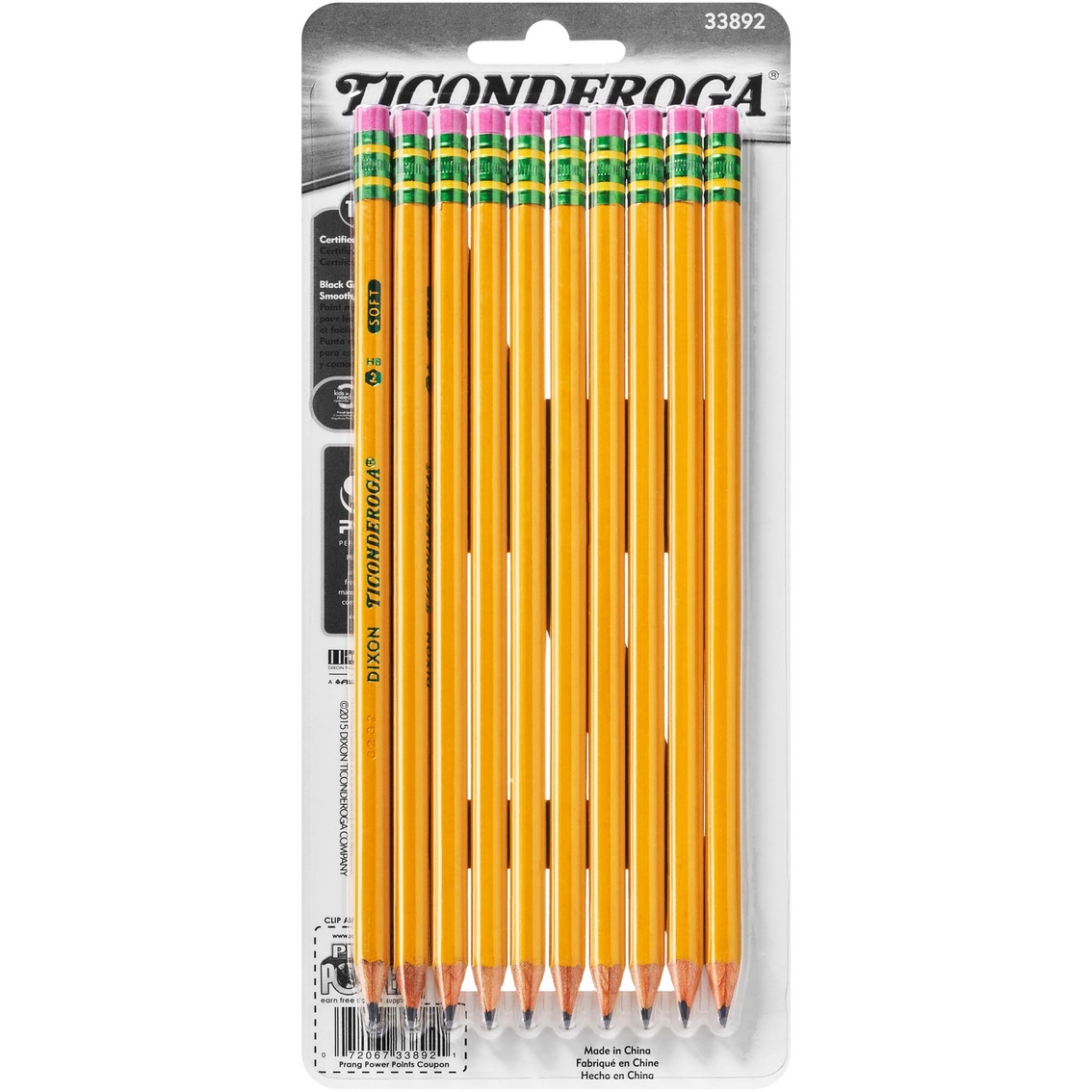 Ticonderoga Pre Sharpened Yellow Wood Cased Pencils 10 ct. - Image 2 of 4
