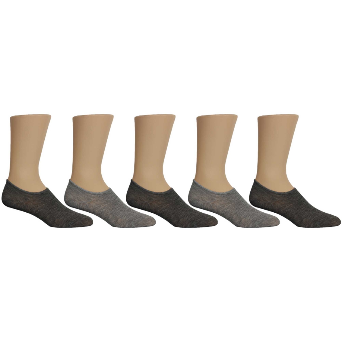 Steve Madden Solid Sneaker Socks 5 Pk 