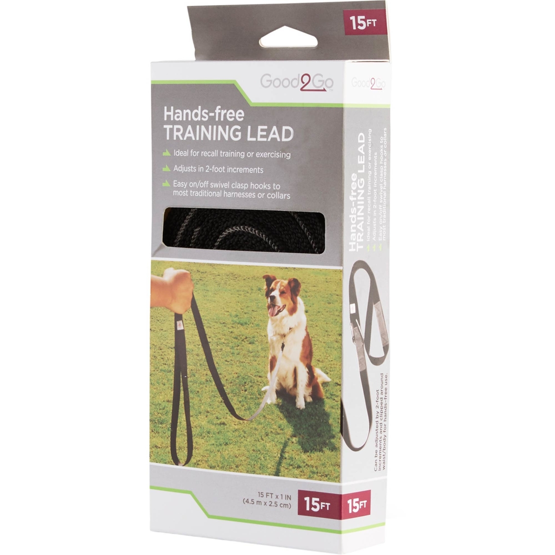 Good2Go Adjustable Recall Dog Training Leash - Image 3 of 5