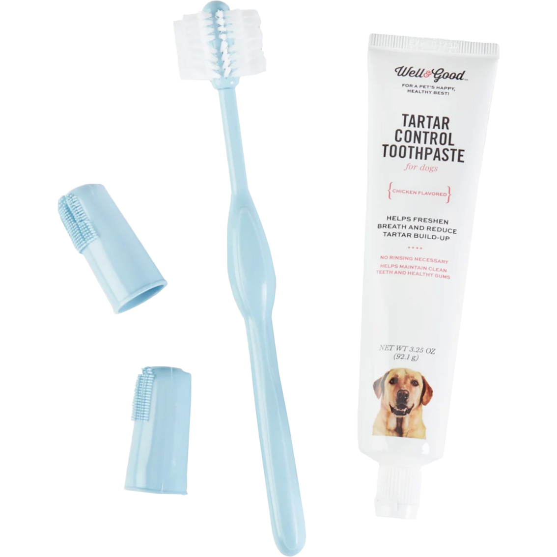 Well & Good Chicken Flavor Dental Health Kit for Dogs - Image 4 of 5
