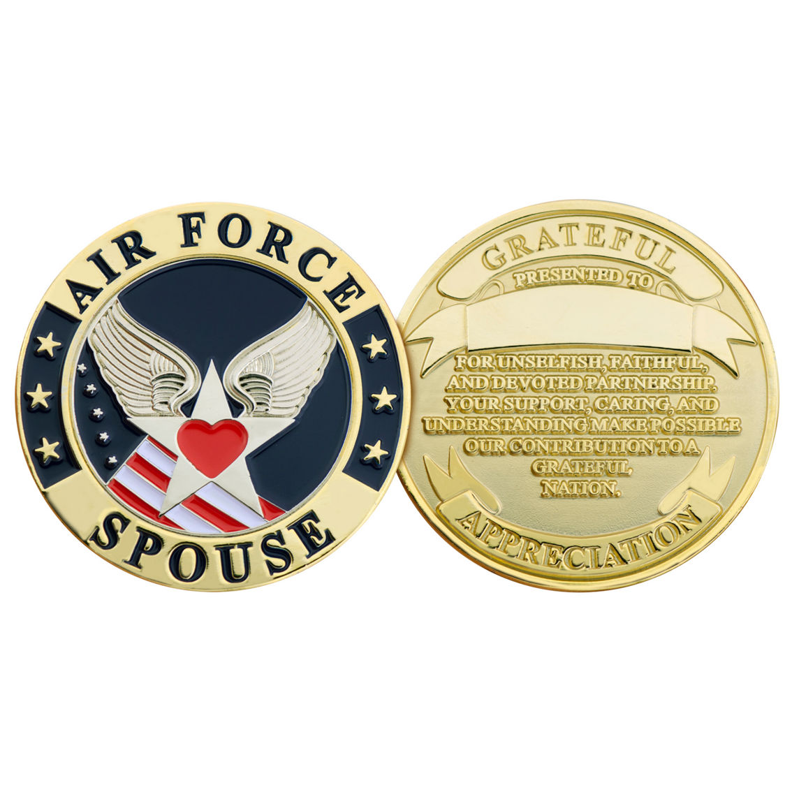 Challenge Coin U.s. Air Force Spouse Coin | Coins & Cases | Food & Gifts | Shop The Exchange