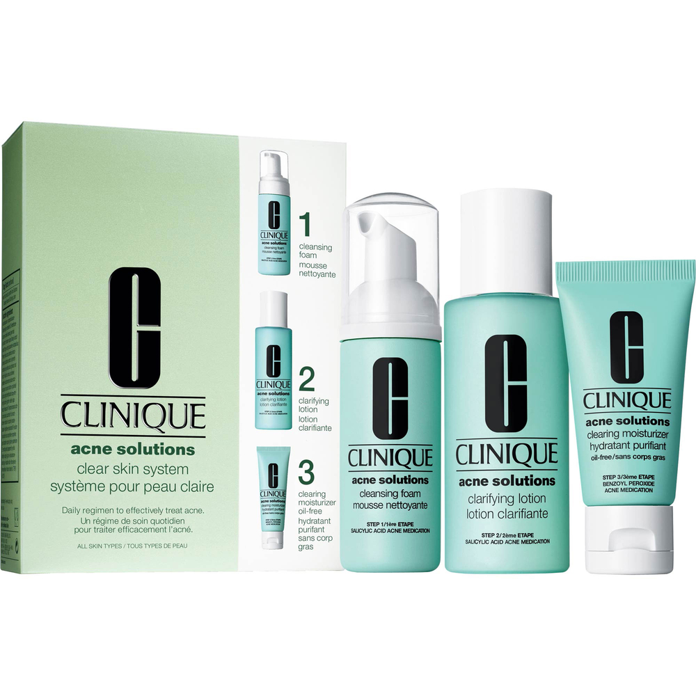 Clinique Acne Solutions Clear Skin System Starter Kit | Shop The Exchange