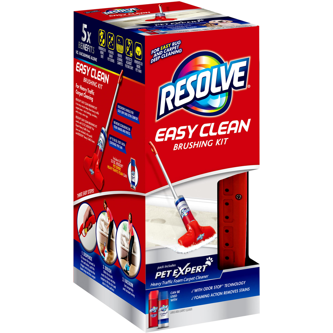 Resolve Pet Expert Hair Eliminator Carpet Cleaner & Vacuum Booster