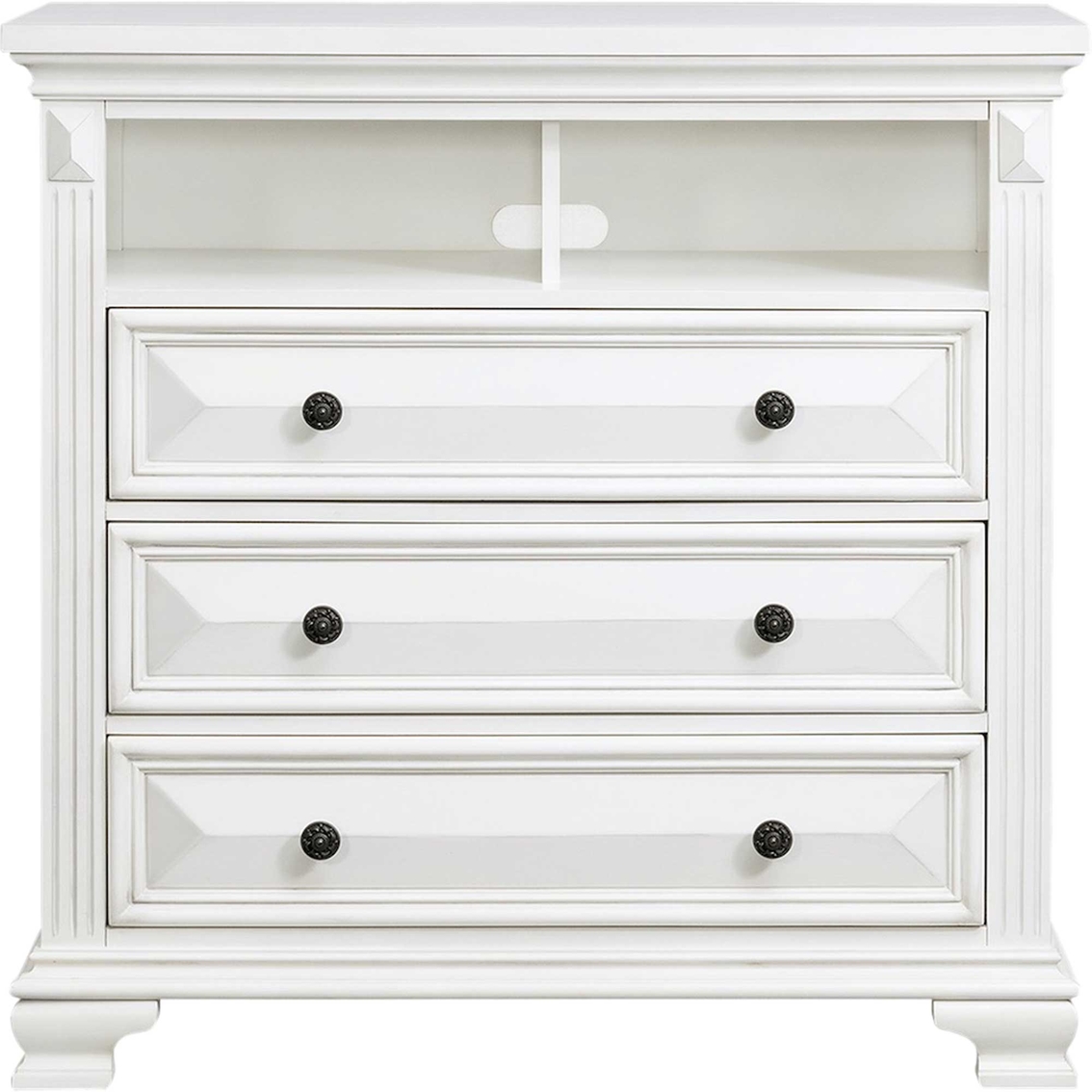 Elements Calloway White Media Chest - Image 2 of 2
