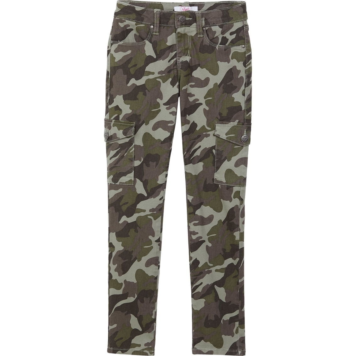 Ymi Jeans Girls 1 Button Cargo Pants | Girls 7-16 | Clothing ...
