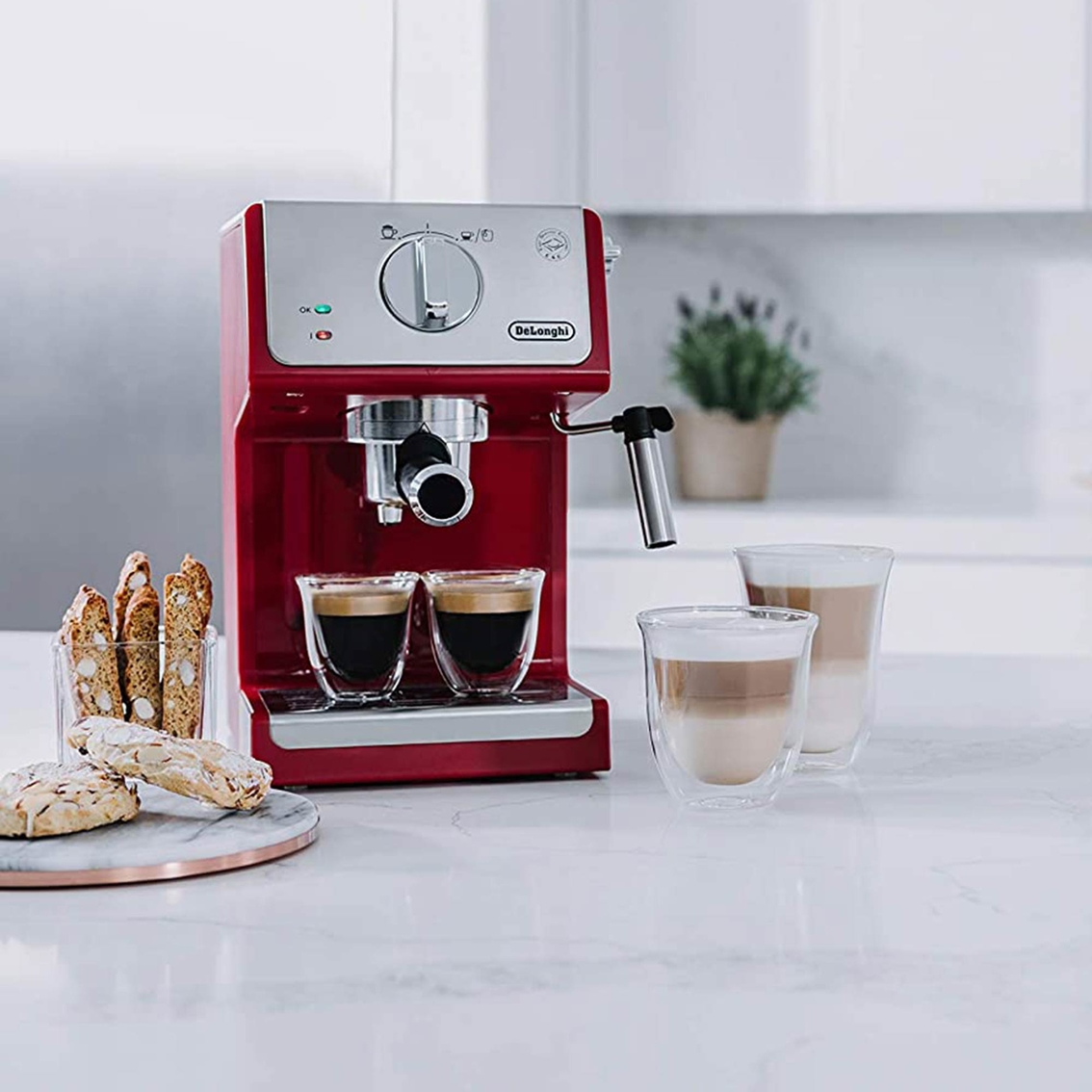 De'longhi Manual Espresso Machine And Cappuccino Maker, Coffee, Tea &  Espresso, Furniture & Appliances