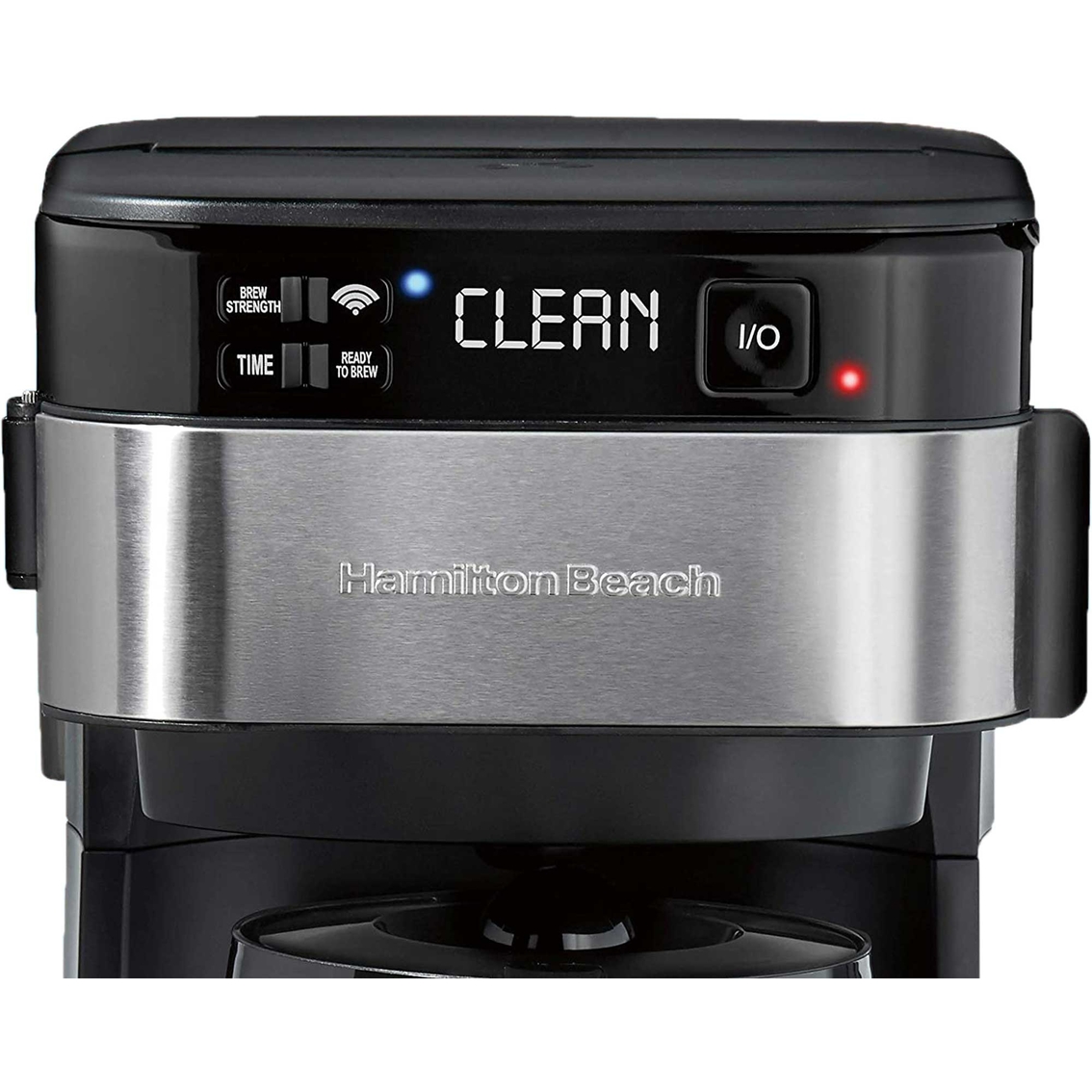 Hamilton Beach Works With Alexa Smart Connected Coffee Maker HOW TO SET  TIME 