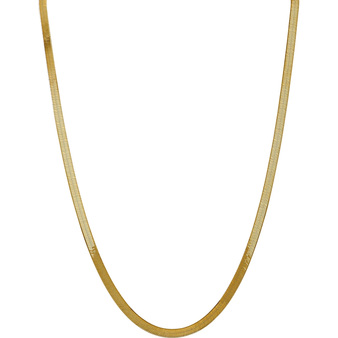 14k Yellow Gold 5.0mm Silky Herringbone Chain Necklace | Gold Chains ...