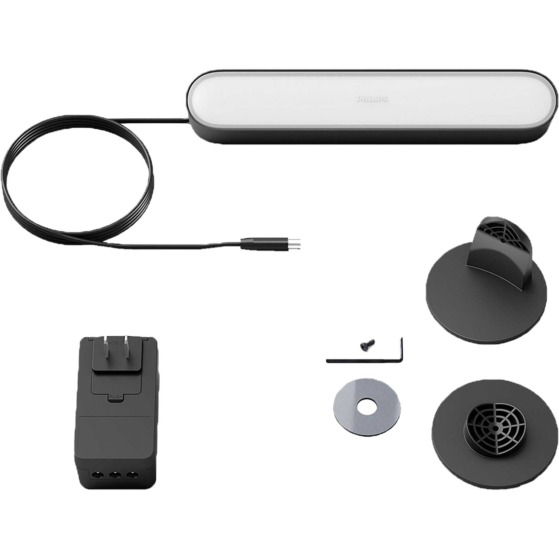 Philips Hue Play Light Bar Extension Base Pack, Black - Image 2 of 7
