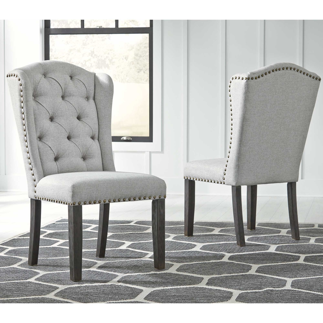 Signature Design by Ashley Jeanette Collection Dining Room Side Chair 2 pk. - Image 2 of 5