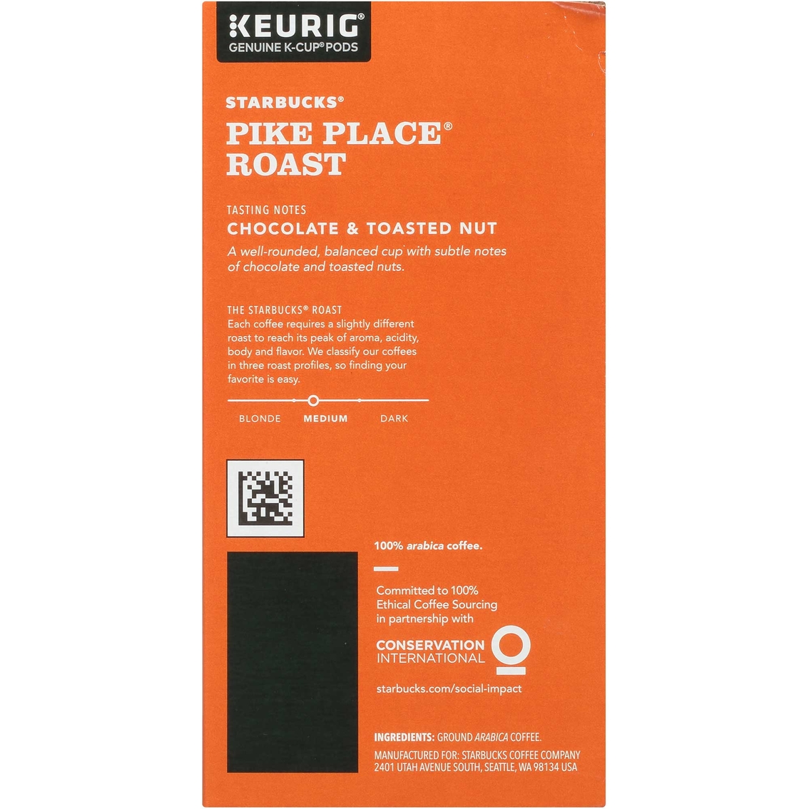 Starbucks K-Cup Pike Place Roast Coffee Pods 22 ct. - Image 5 of 6