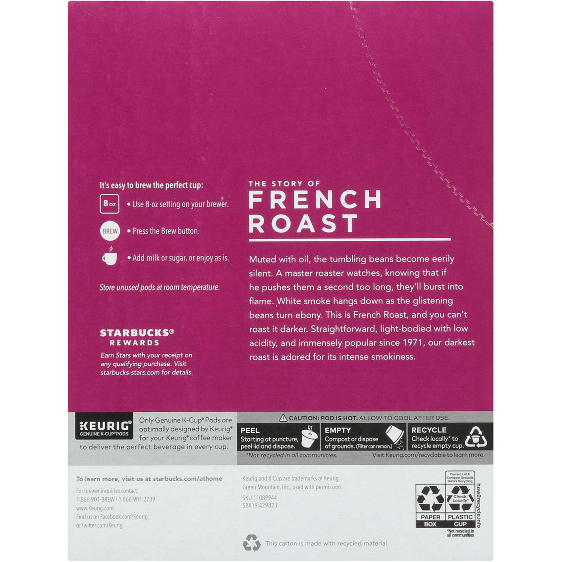 Starbucks K-Cup French Roast Coffee Pods 22 ct. - Image 4 of 6
