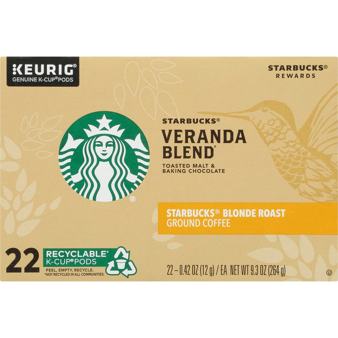Starbucks K-Cup Veranda Blend Coffee Pods 22 ct. - Image 6 of 6