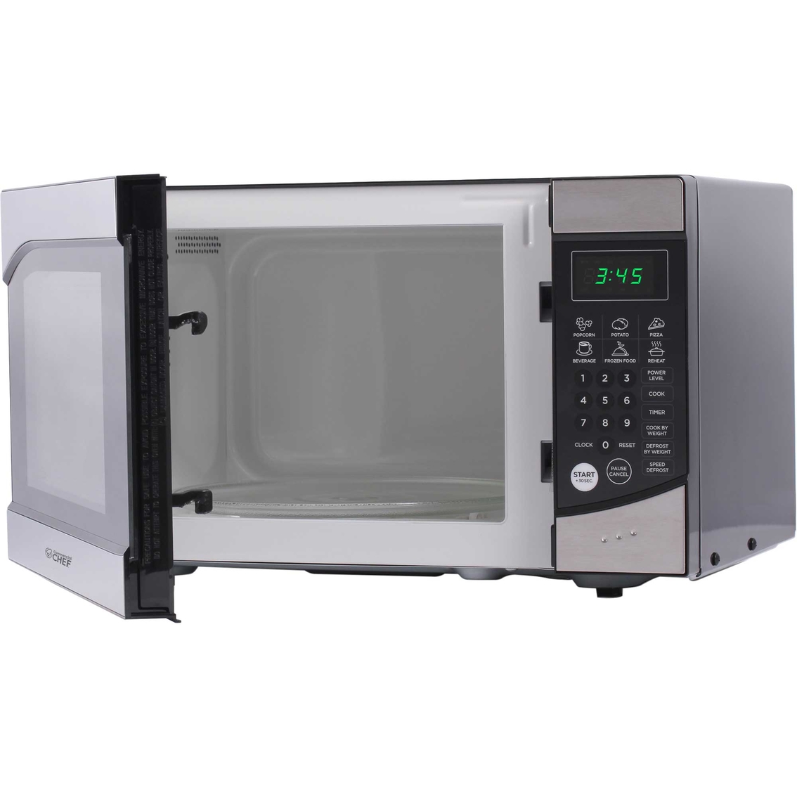Commercial Chef .9 cu. ft. Counter Top Microwave - Image 3 of 8