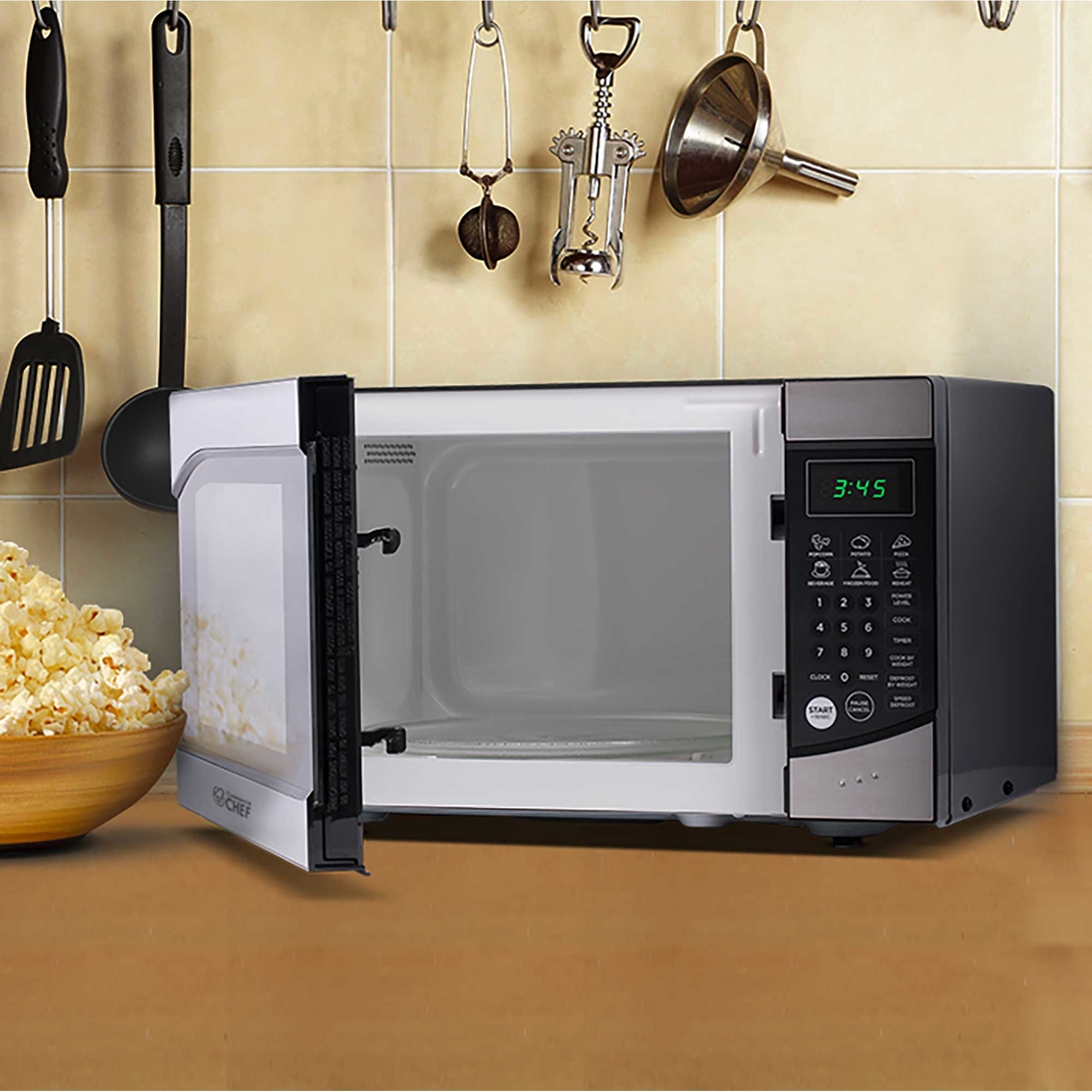 Commercial Chef .9 cu. ft. Counter Top Microwave - Image 8 of 8