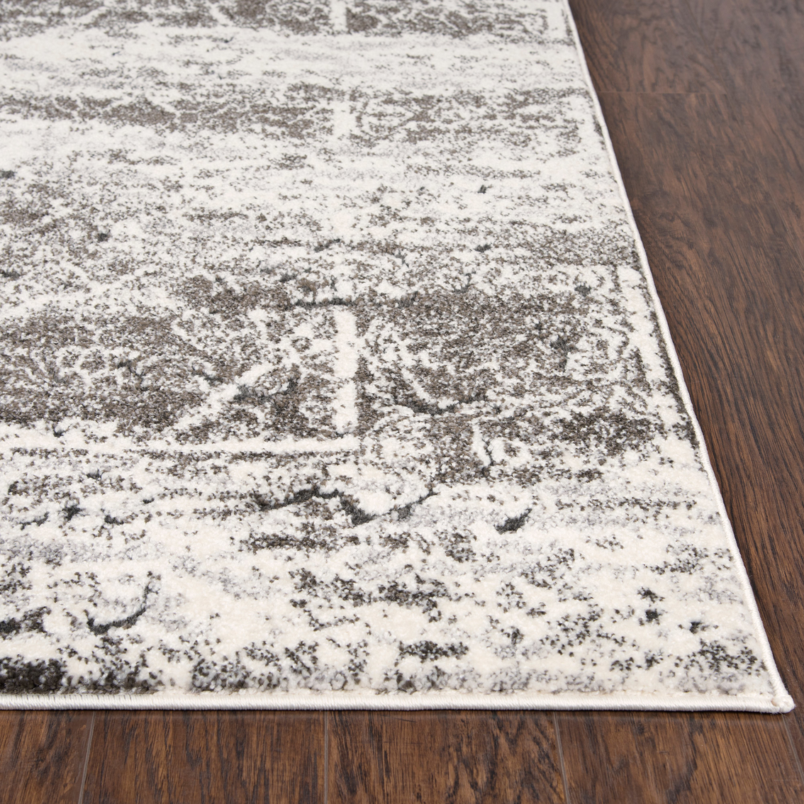 Rizzy Home Valencia Taupe Abstract Area Rug - Image 4 of 6
