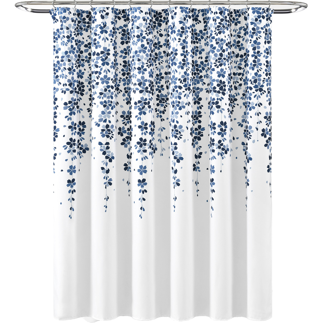 Lush Decor Weeping Flower Shower Curtain 72 x 72 - Image 5 of 6