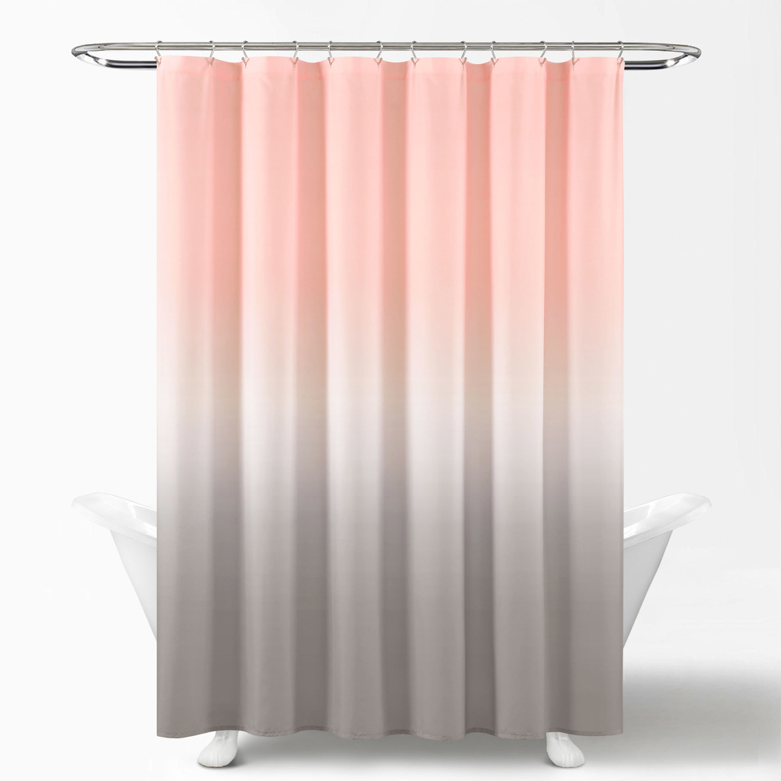 Lush Decor Ombre Fiesta Shower Curtain 72 x 72 - Image 6 of 8