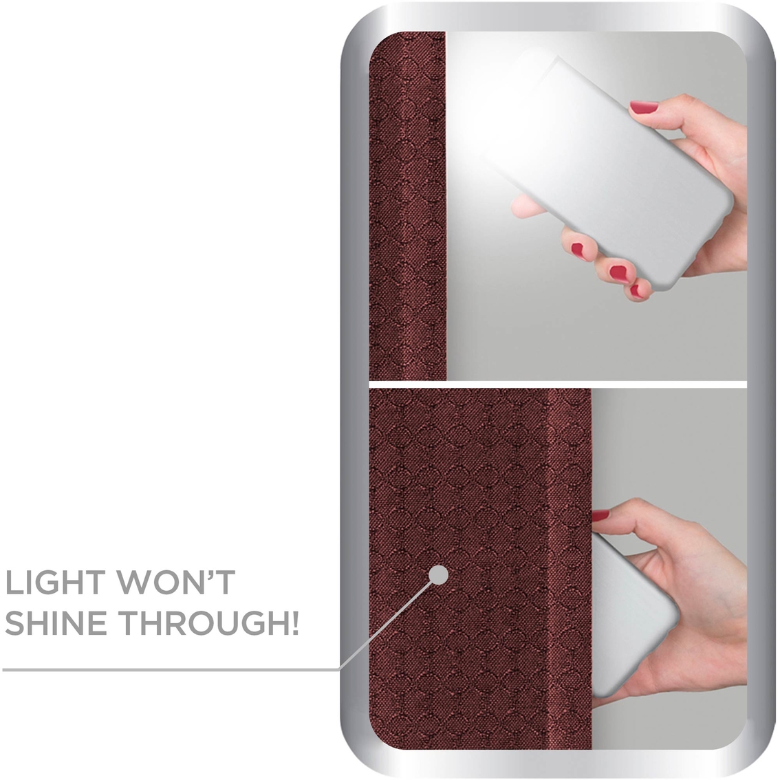 Maytex Julius Smart Curtains Ultimate Light Blocker 100% Blackout Window Panel - Image 4 of 6