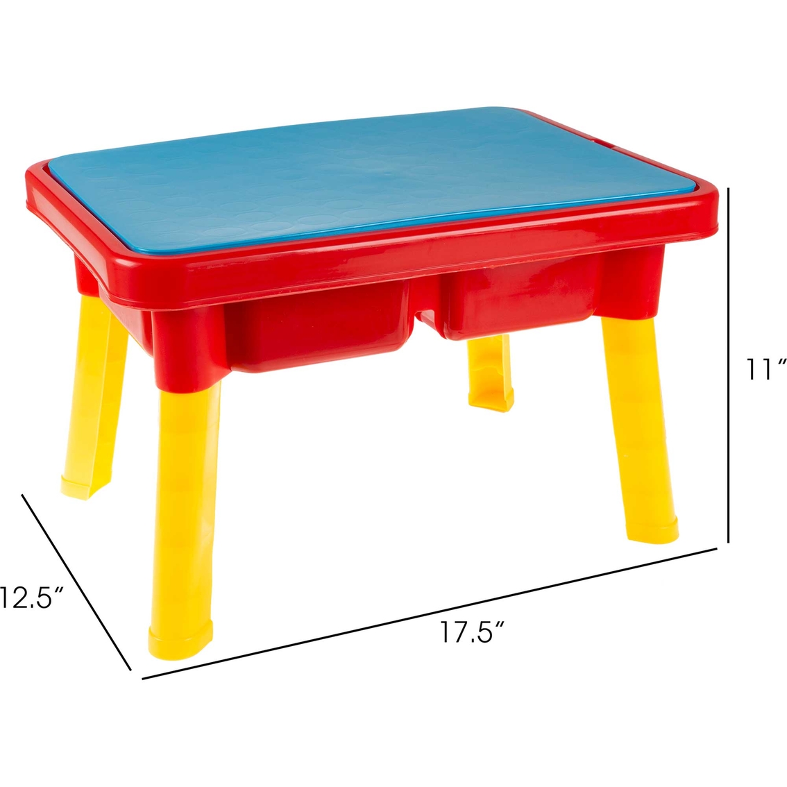 Hey! Play! Water or Sand Sensory Table with Lid and Toys - Image 2 of 9