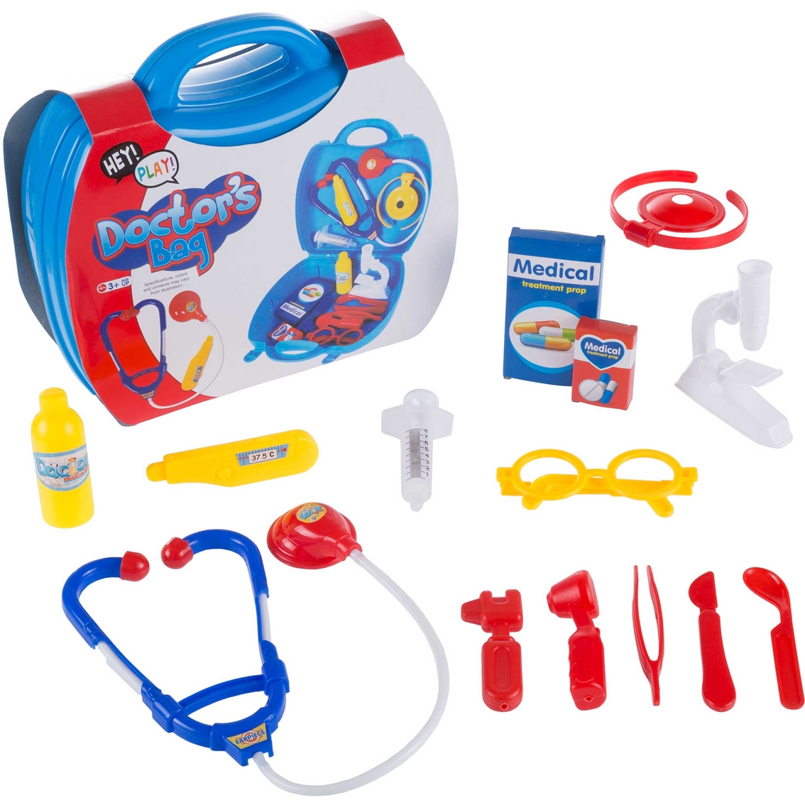 Hey! Play! Pretend Doctor 15 pc. Set - Image 3 of 5