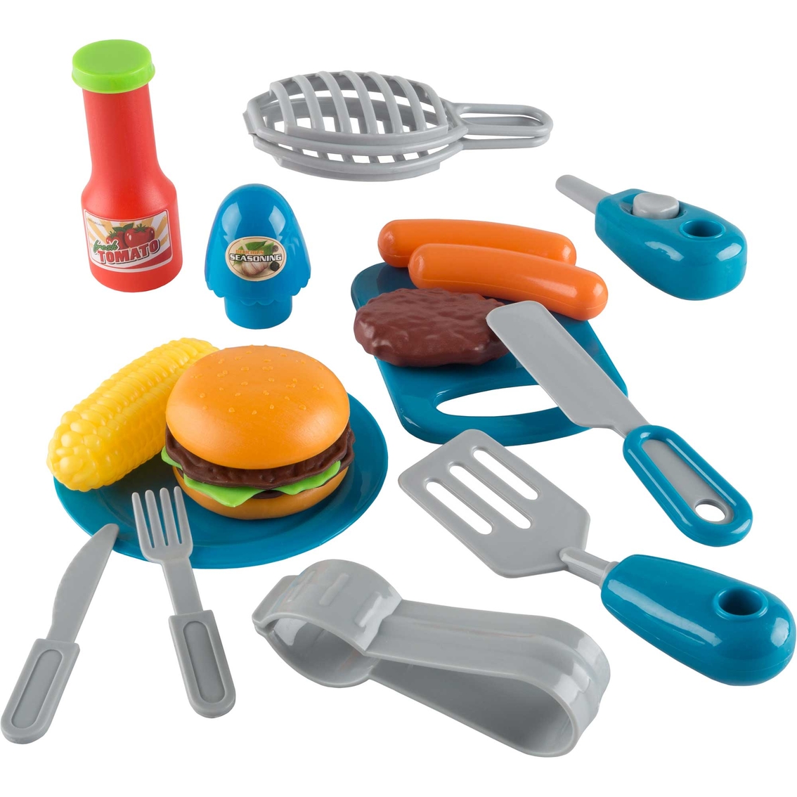 Hey! Play! Grill BBQ Food and Tools Playset - Image 6 of 9