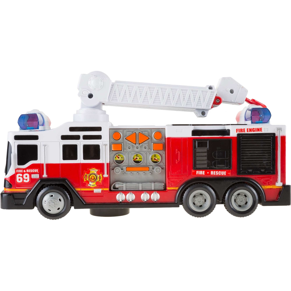 Hey! Play! Battery Powered Toy Fire Truck - Image 6 of 8
