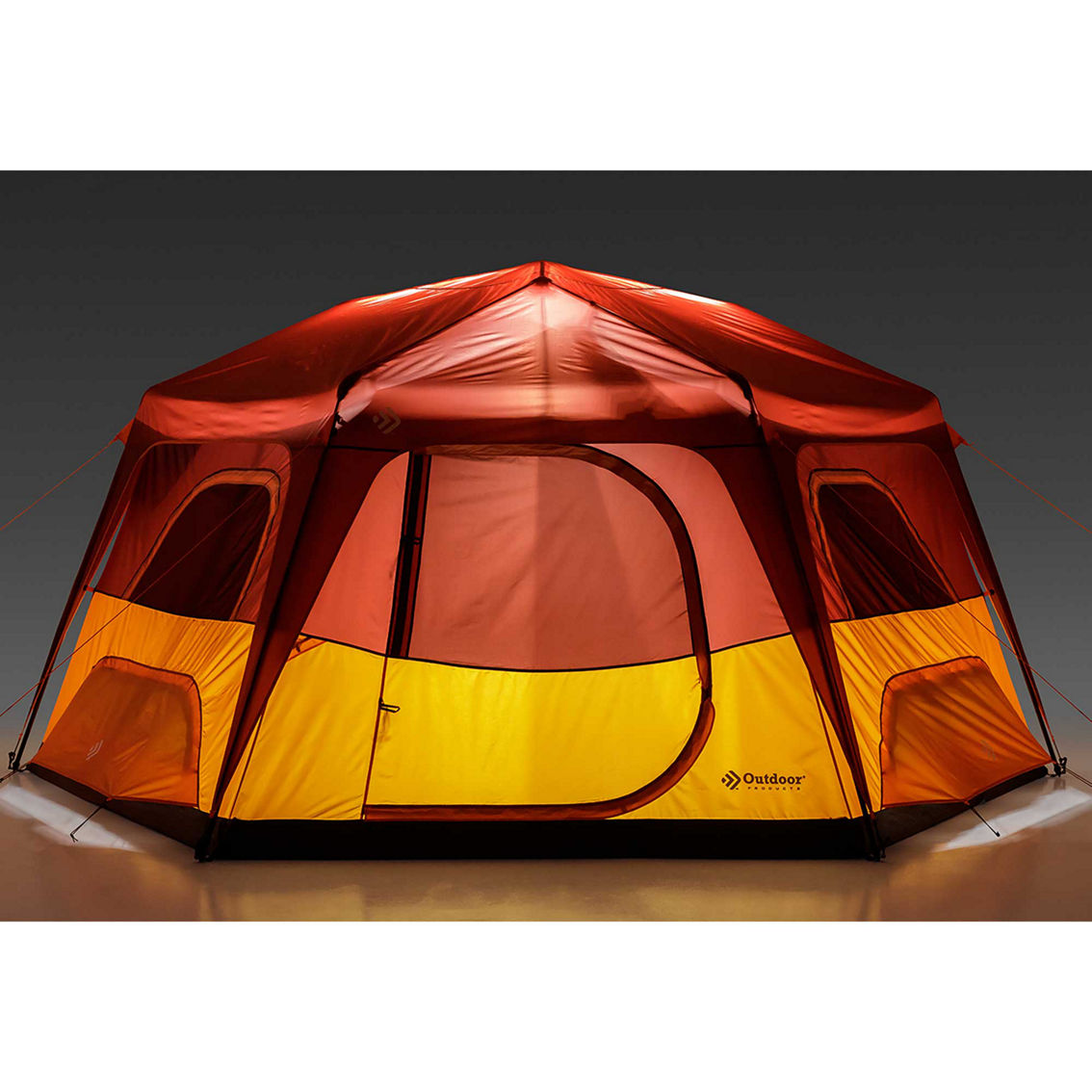 Outdoor Products 8 Person Instant Hexagon Tent with LED Lighted Poles - Image 9 of 10