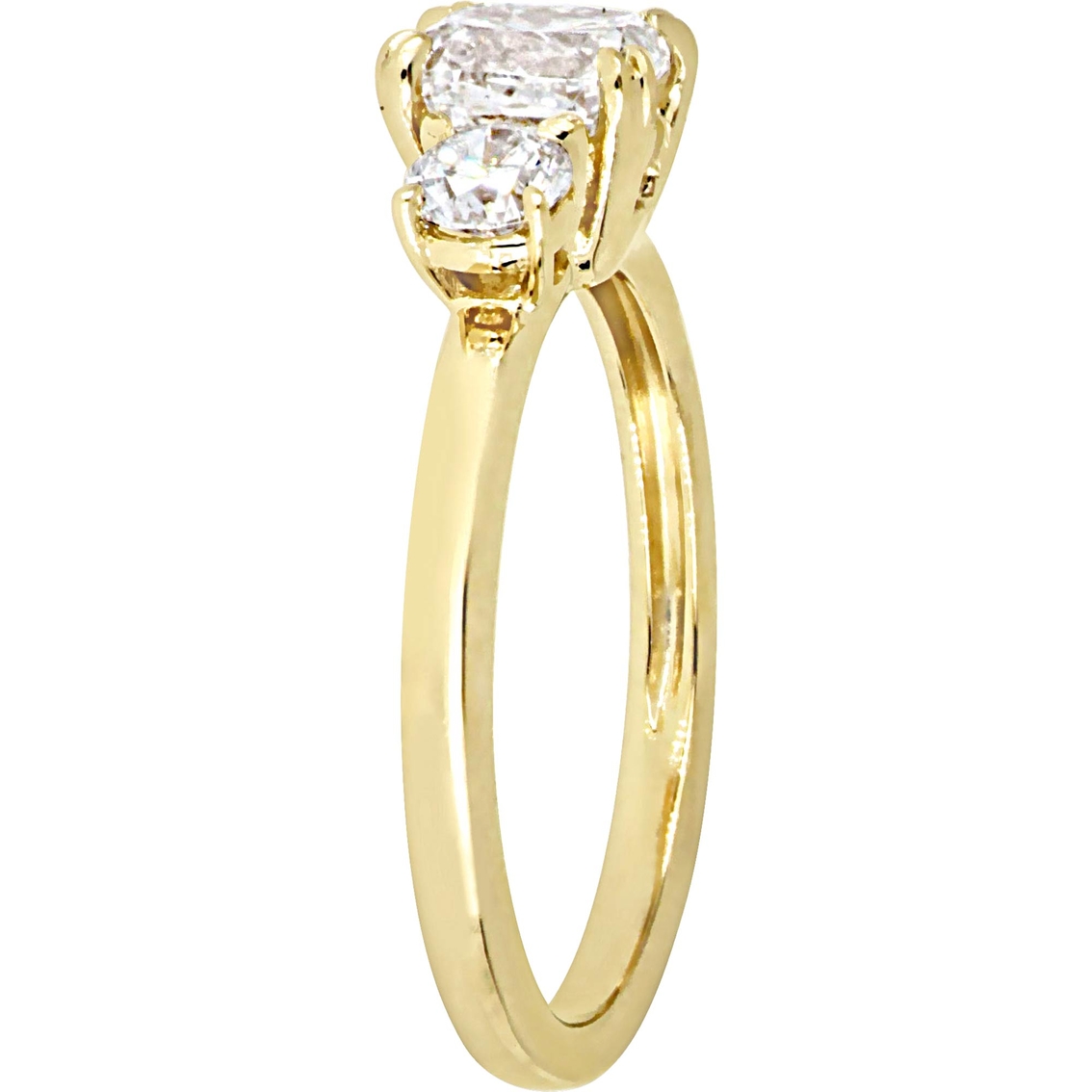 14K Yellow Gold 1 1/2 CTW Diamond Cushion Cut Engagement Ring - Image 2 of 4