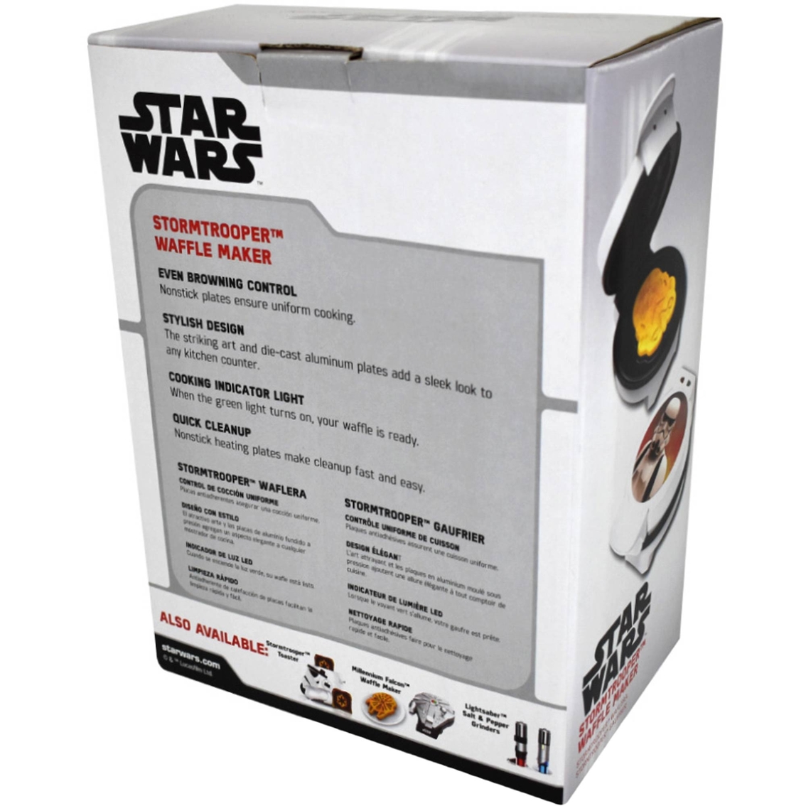 Uncanny Brands Star Wars Stormtrooper Waffle Maker - Image 7 of 8