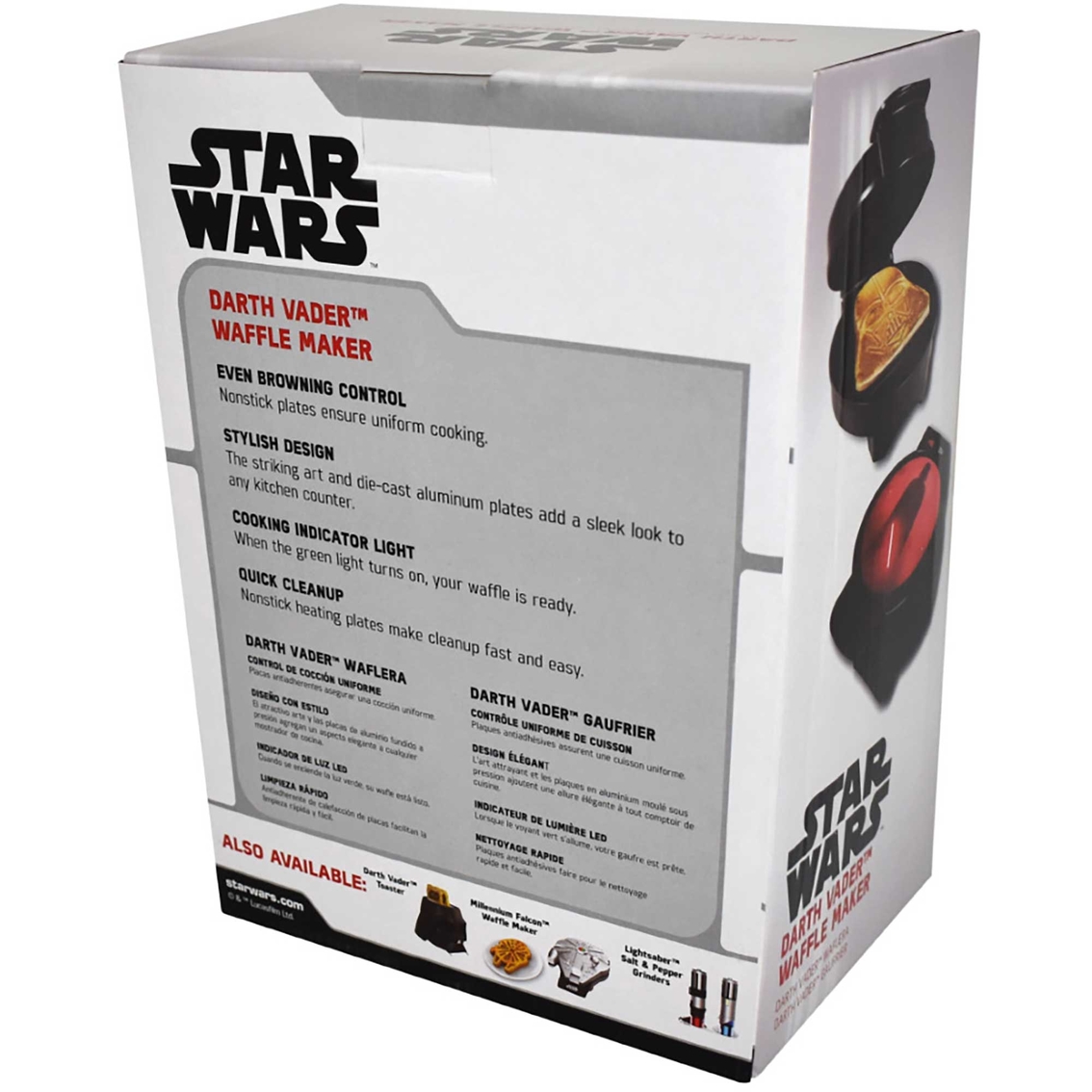 Uncanny Brands Star Wars Darth Vader Waffle Maker - Image 5 of 6