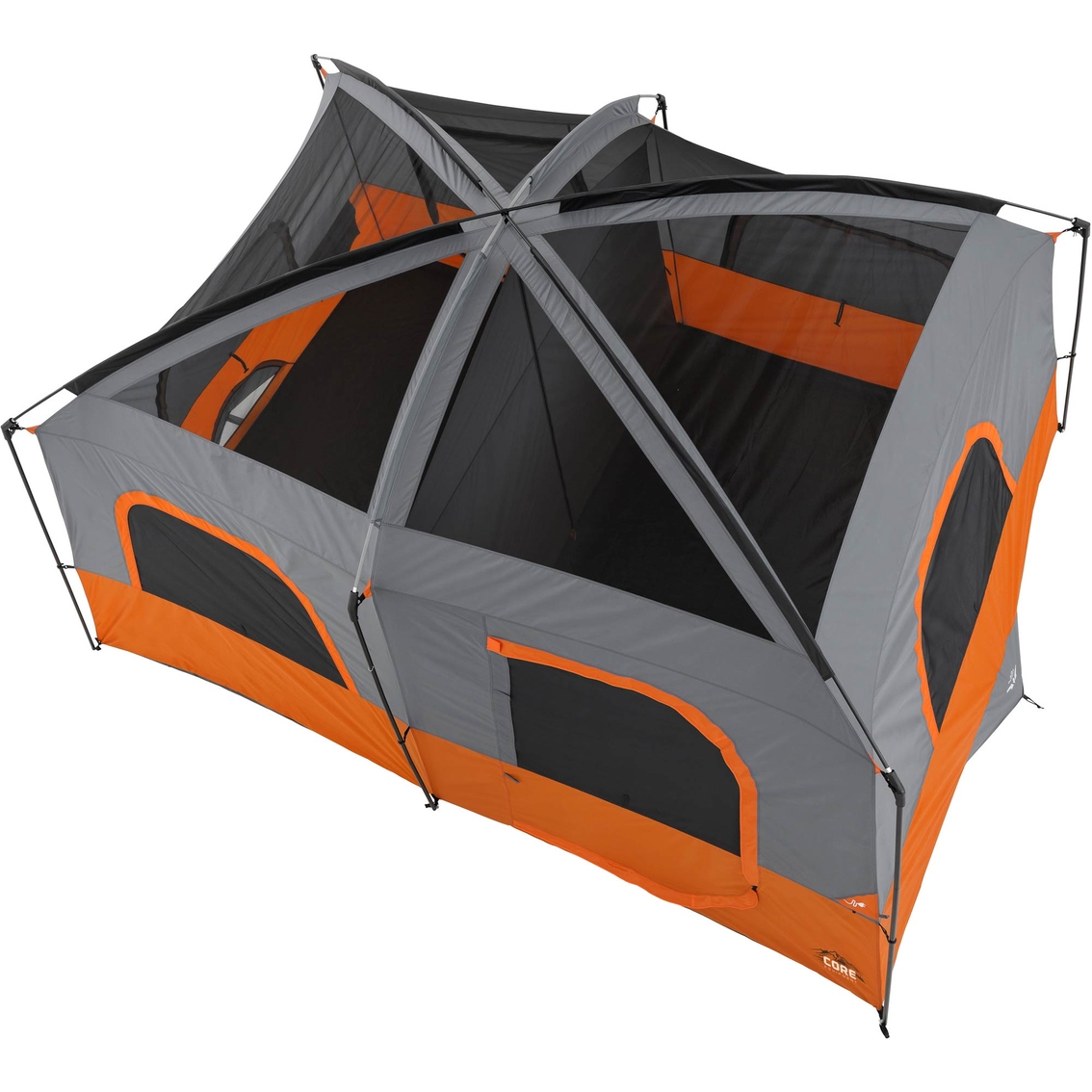 Core Equipment 10 Person Straight Wall Cabin Tent, Tents
