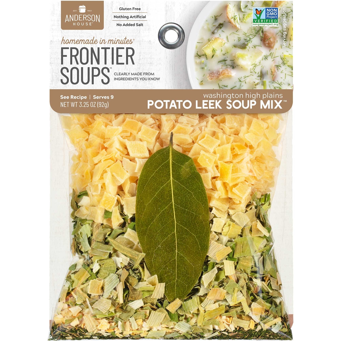 Frontier Soup Washington High Plains Potato Leek Soup Mix 8 bags