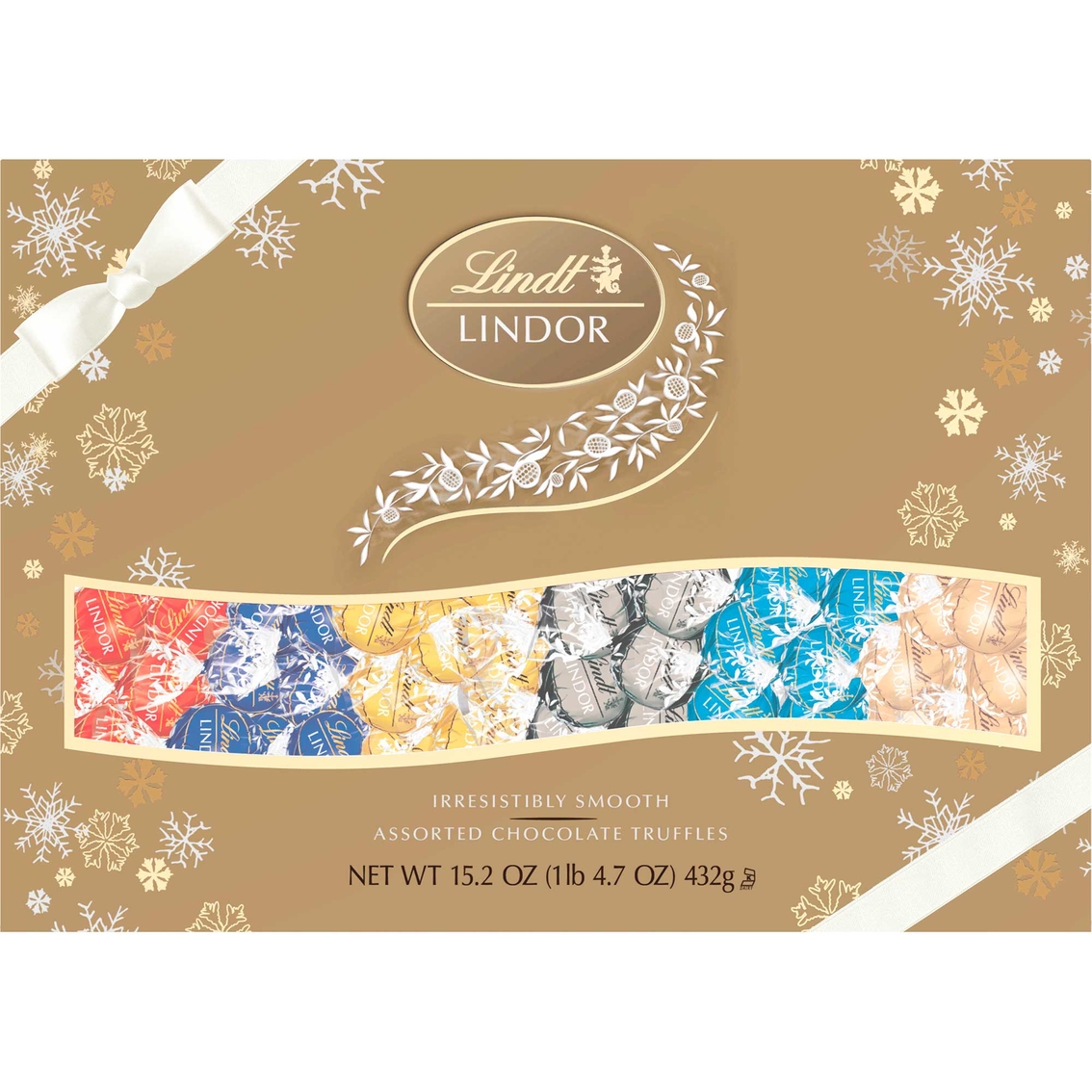 Lindt Holiday Lindor Deluxe Assorted Gift Box 15.2 oz.