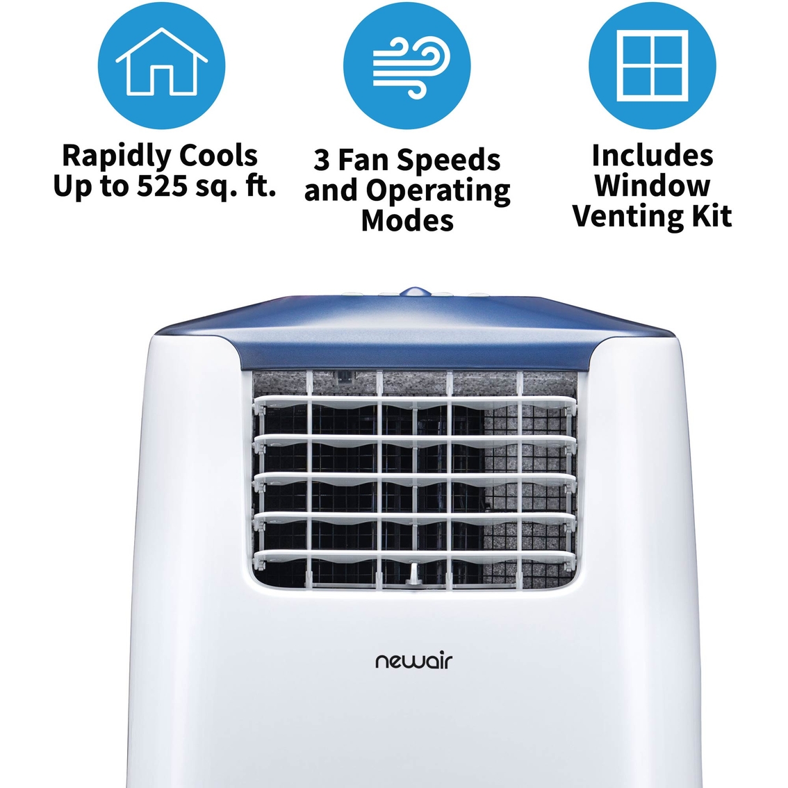 NewAir Portable Air Conditioner, 8,600 BTU (8,200 BTU DOE) With Remote - Image 9 of 10