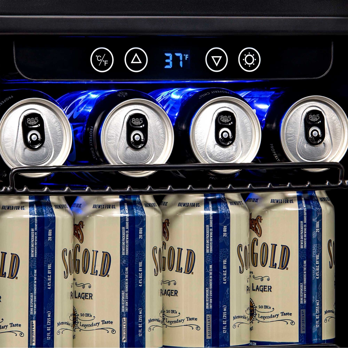 NewAir 15 in. 96 Can Beverage Cooler - Image 8 of 10