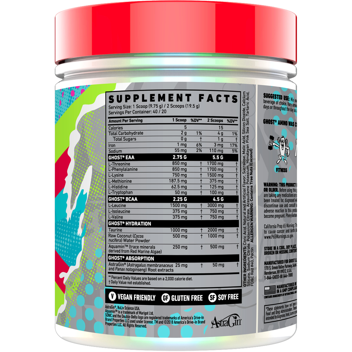 Ghost Amino 40 Servings - Image 2 of 2