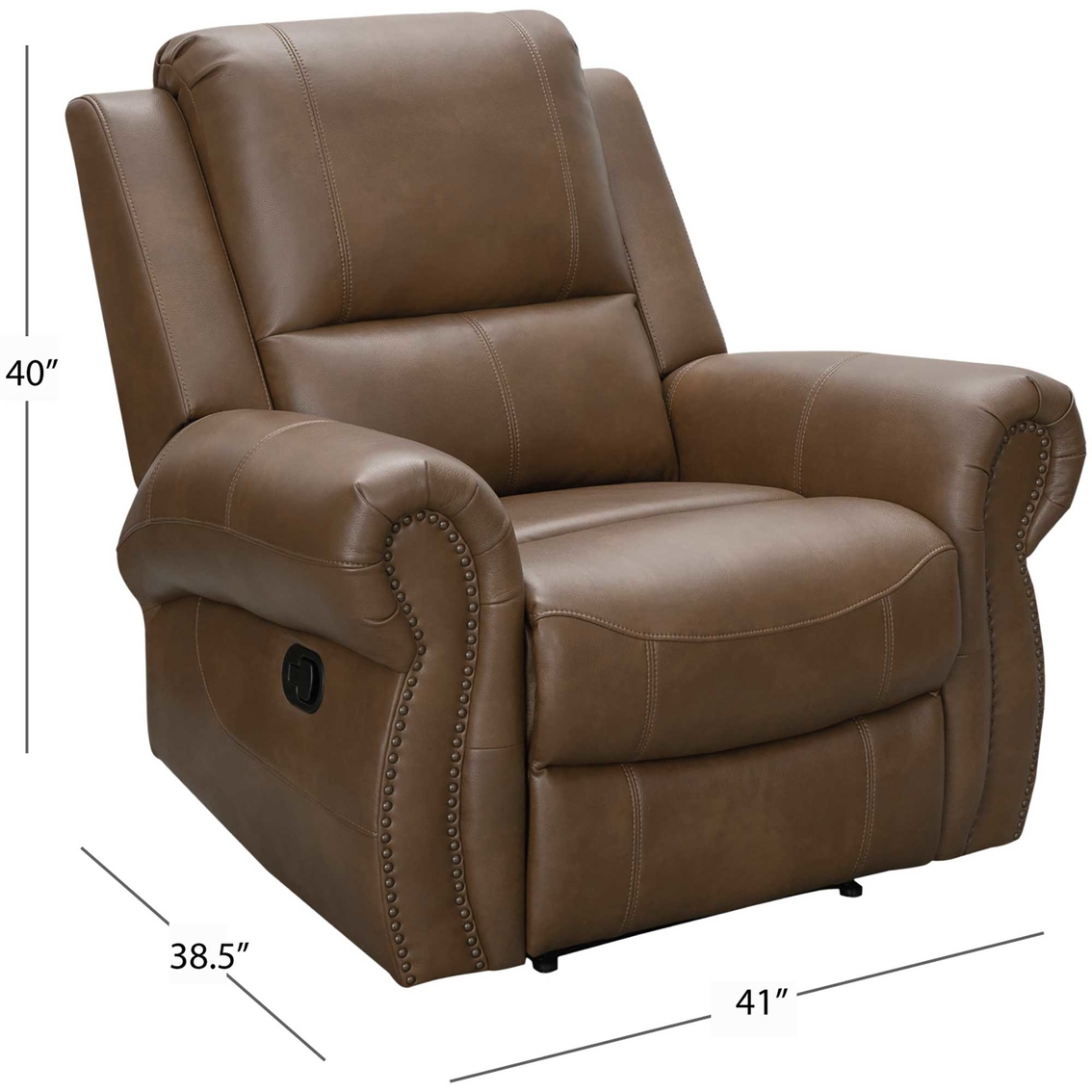 Abbyson Warren Reclining Sofa and Chair - Image 7 of 8