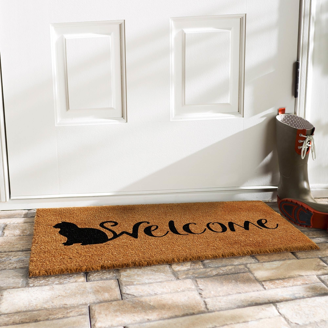 Calloway Mills 17 x 29 in. Feline Welcome Doormat - Image 2 of 5