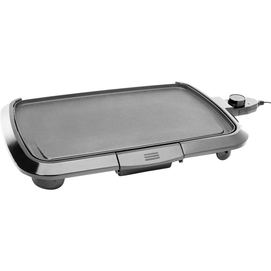 Chefman Portable Compact Grill, Dual Use Electric Grill Griddle, Nonstick,  Black