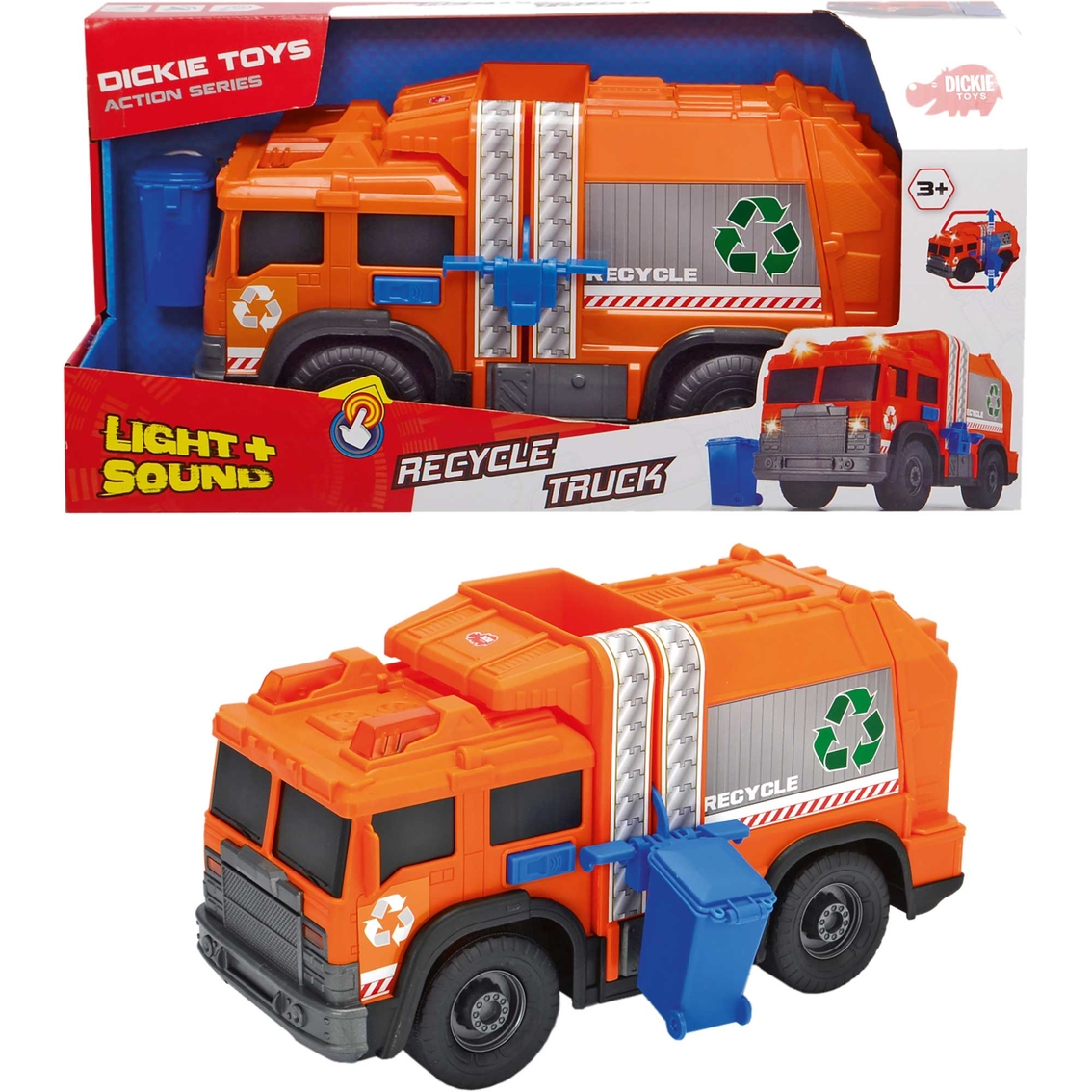 Dickie Toys Light and Sound Recycle Truck - Image 4 of 4