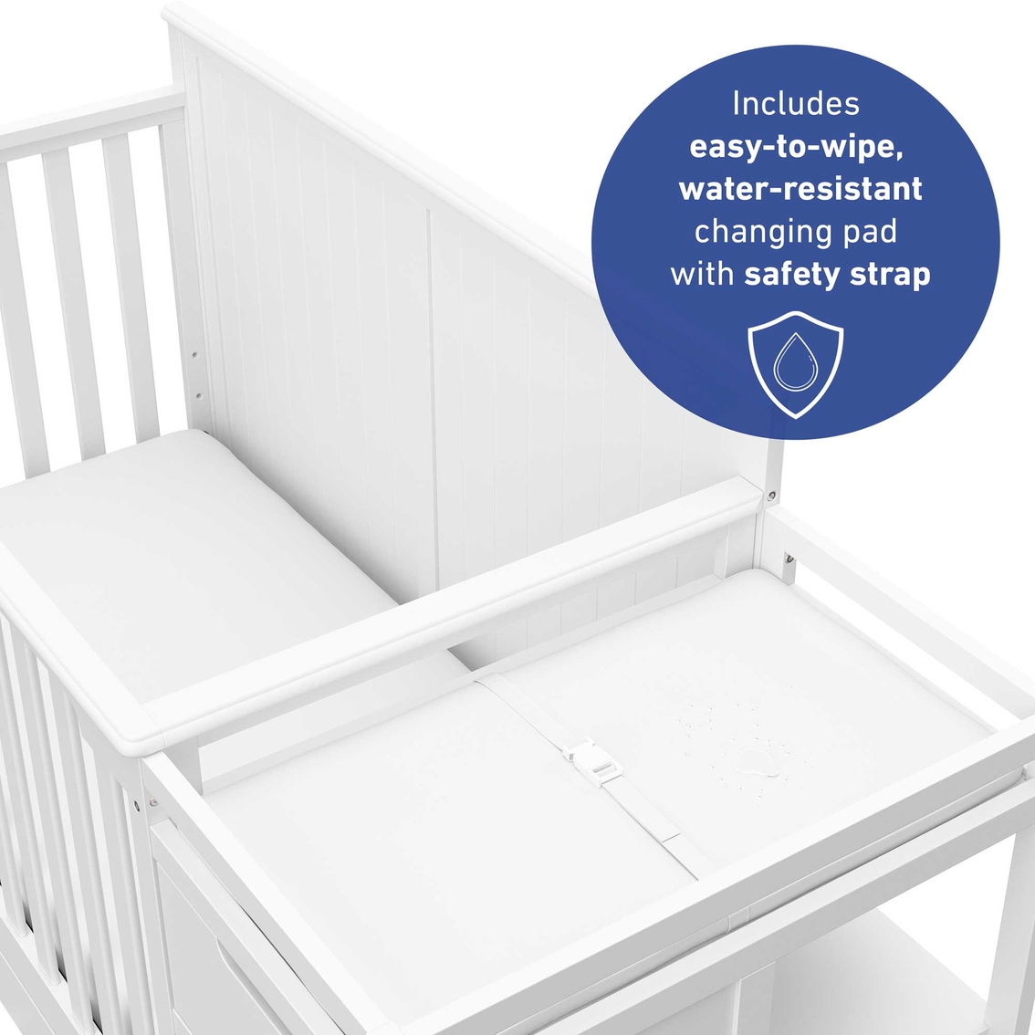 Graco Hadley Crib and Changer with Drawer - Image 9 of 10