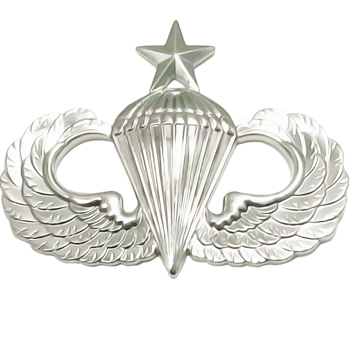 Sta Brite Army Senior Parachutist Badge Full Size Badges Mirror