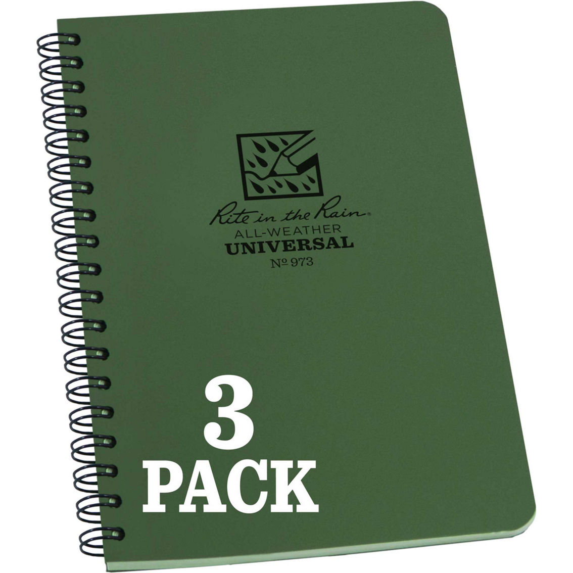 Rite in the Rain 5 x 7 in. Side Spiral Notebook 3 pk. - Image 2 of 5