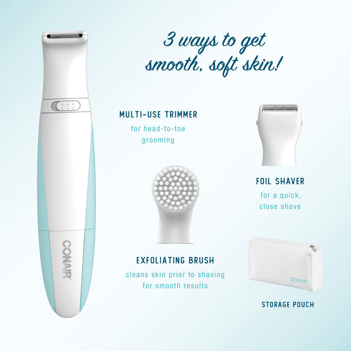 Conair Satiny Smooth All in One Personal Groomer System - Image 4 of 5