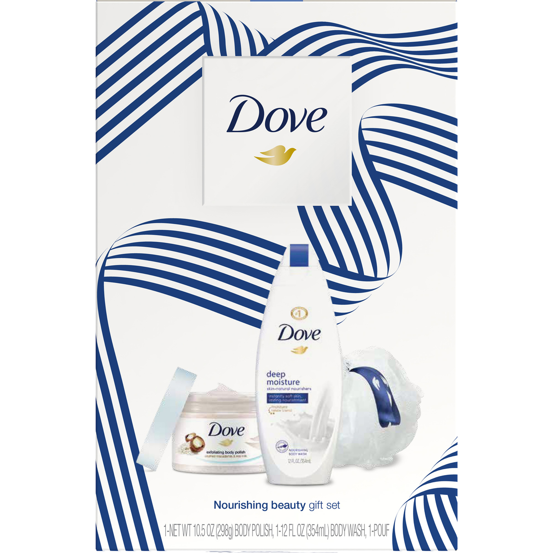 Dove Nourishing Beauty Macadamia And Deep Moisture 3 Pc Gift Set Body Bath Gift Sets Beauty Health Shop The Exchange