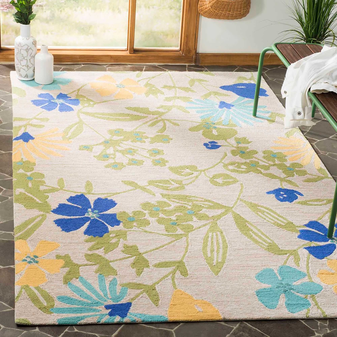 Martha Stewart Collection Meadow Floral Area Rug - Image 4 of 4