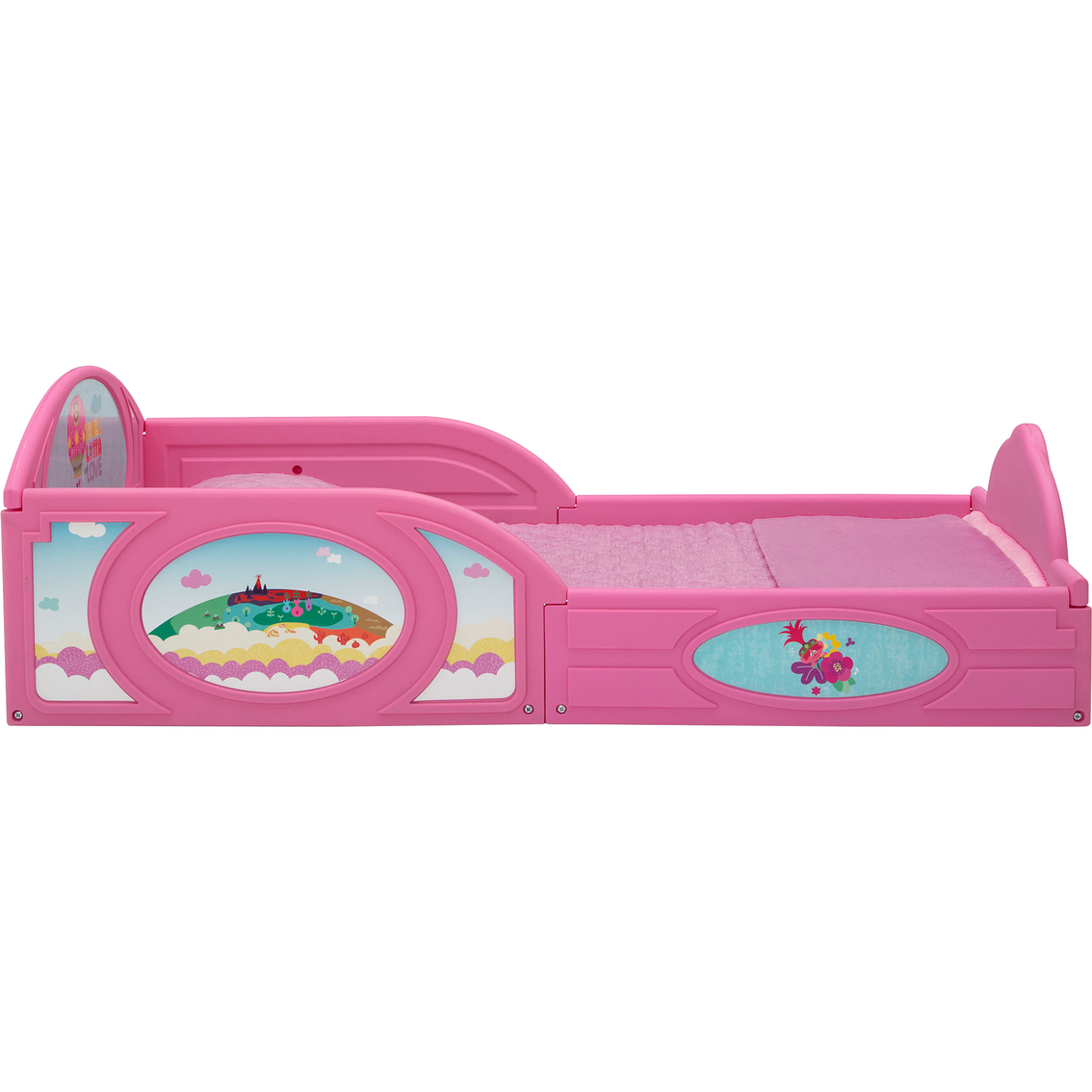 Delta Children Trolls World Tour Plastic Sleep and Play Toddler Bed - Image 3 of 9
