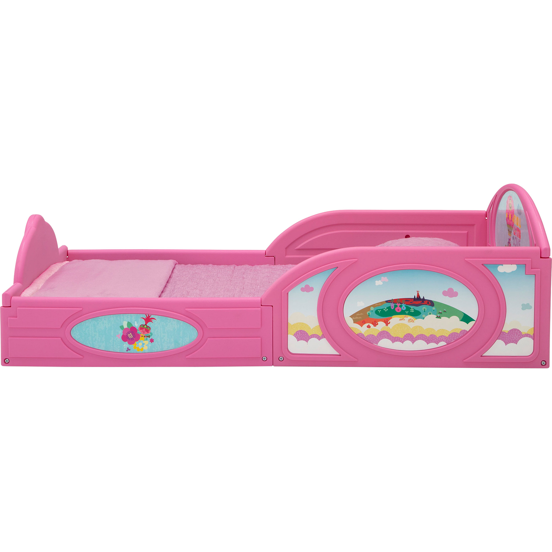 Delta Children Trolls World Tour Plastic Sleep and Play Toddler Bed - Image 4 of 9